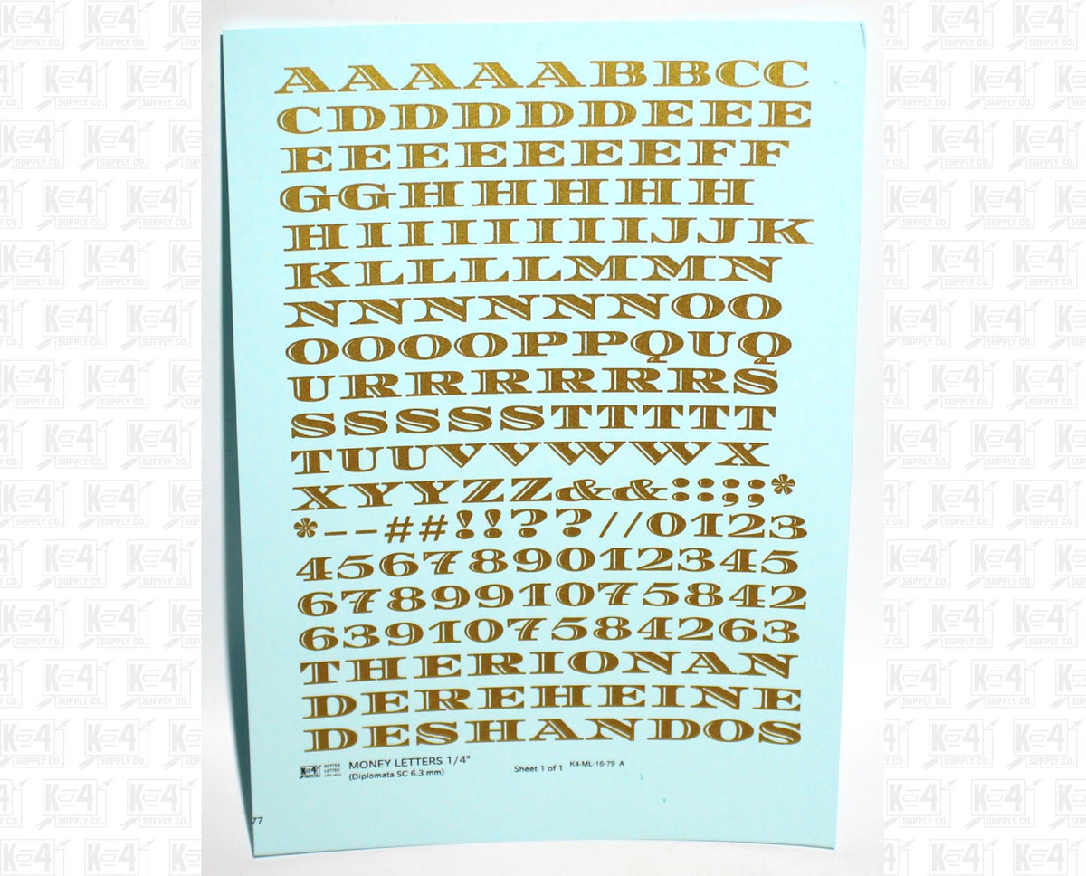 Money Letters Letter Number Alphabet