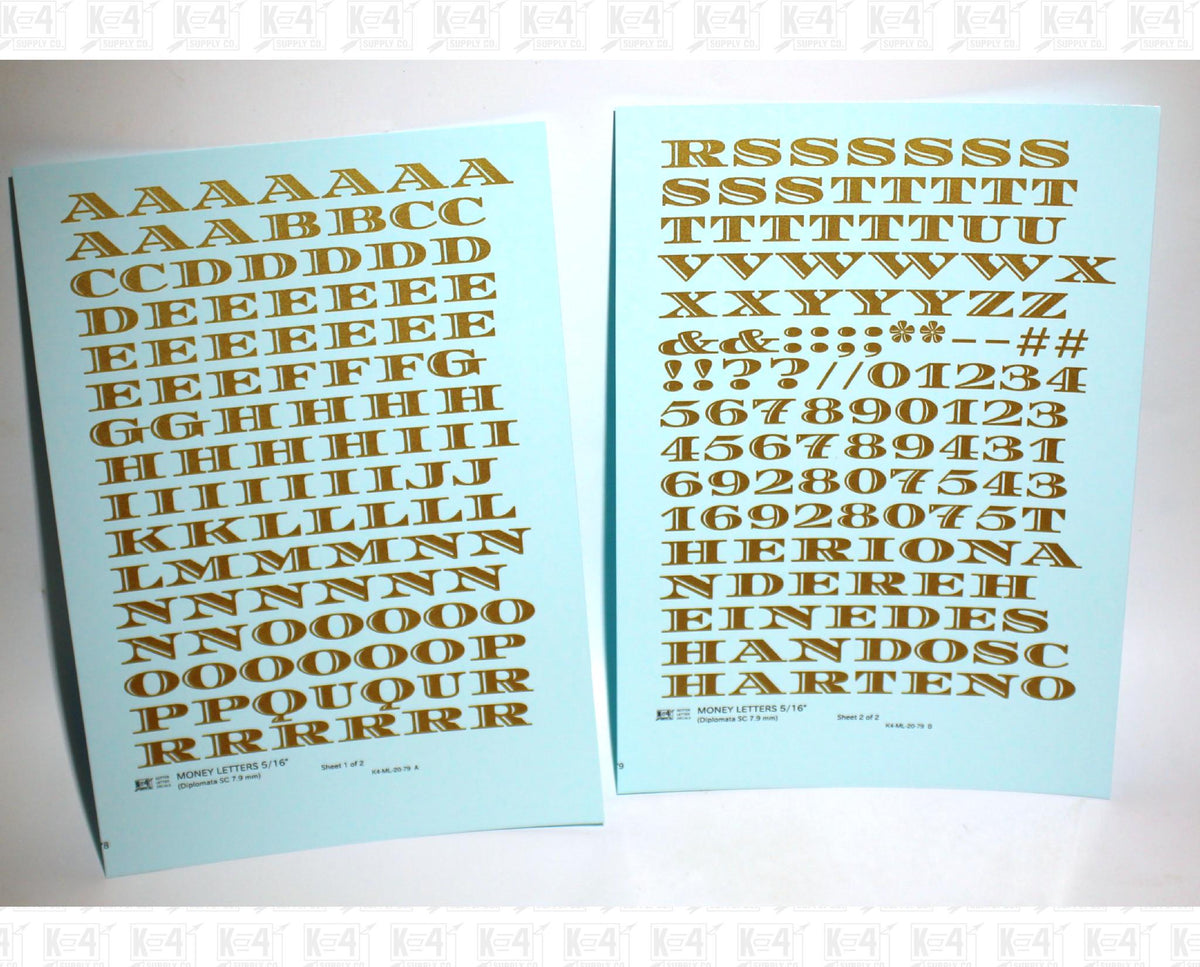Money Letters Letter Number Alphabet
