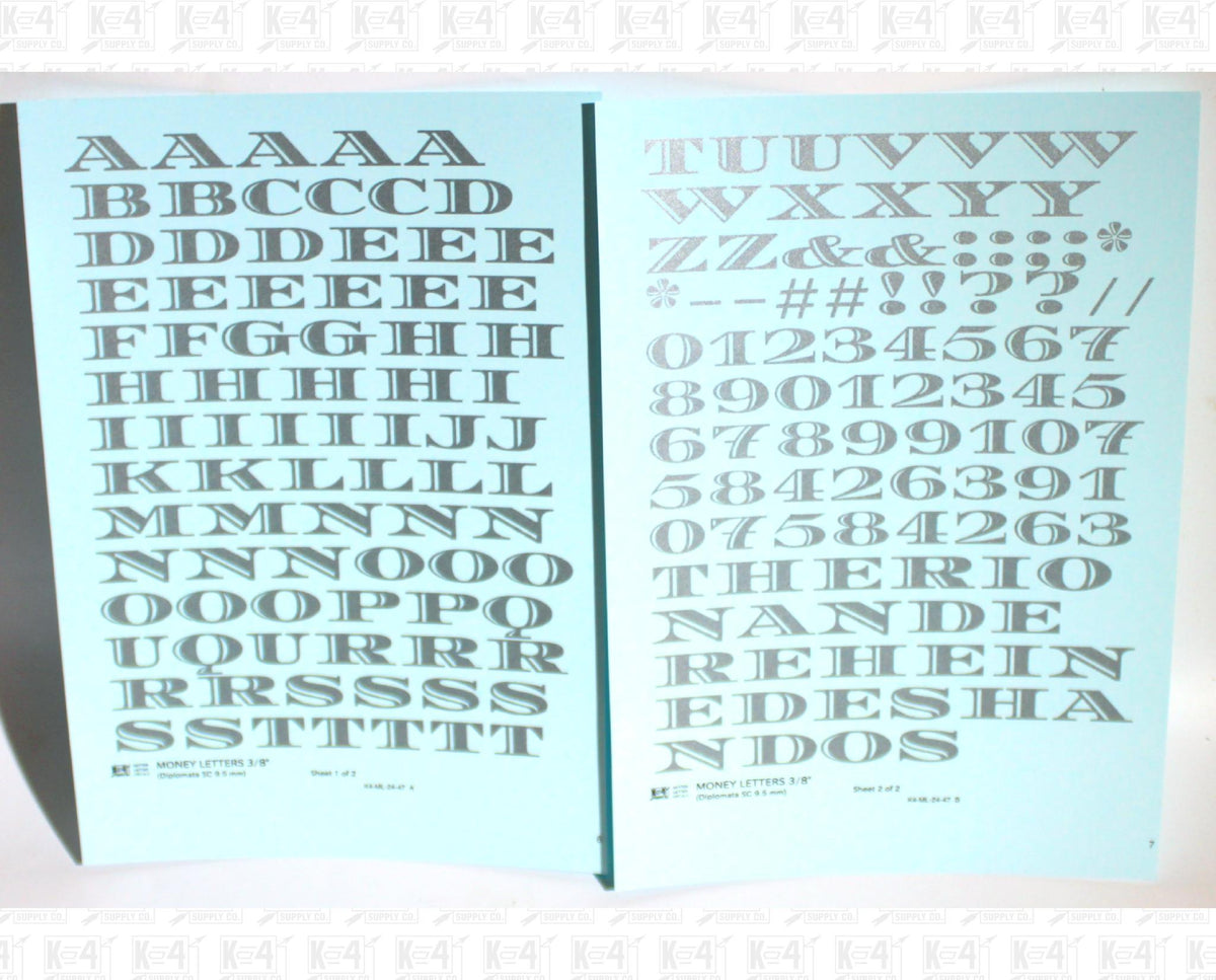 Money Letters Letter Number Alphabet