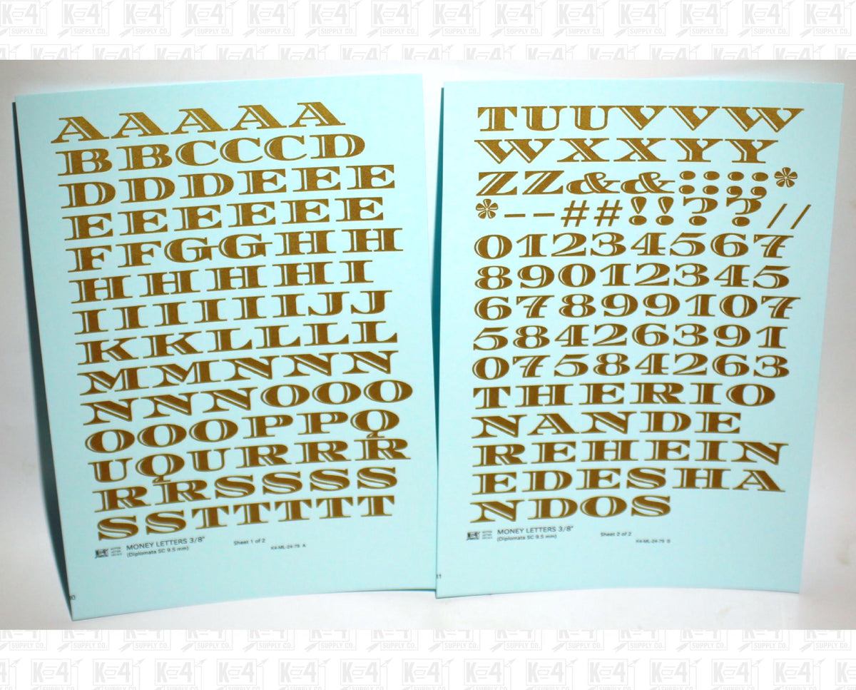 Money Letters Letter Number Alphabet