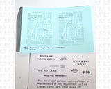 Maintenance Of Way (MOW) Data and Markings