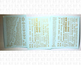 Maintenance Of Way (MOW) Data and Markings