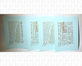 Maintenance Of Way (MOW) Data and Markings