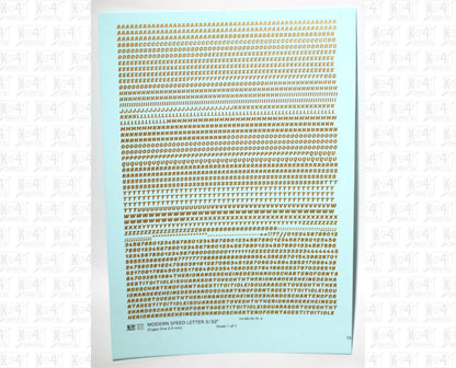 Modern Speed Letter Letter Number Alphabet