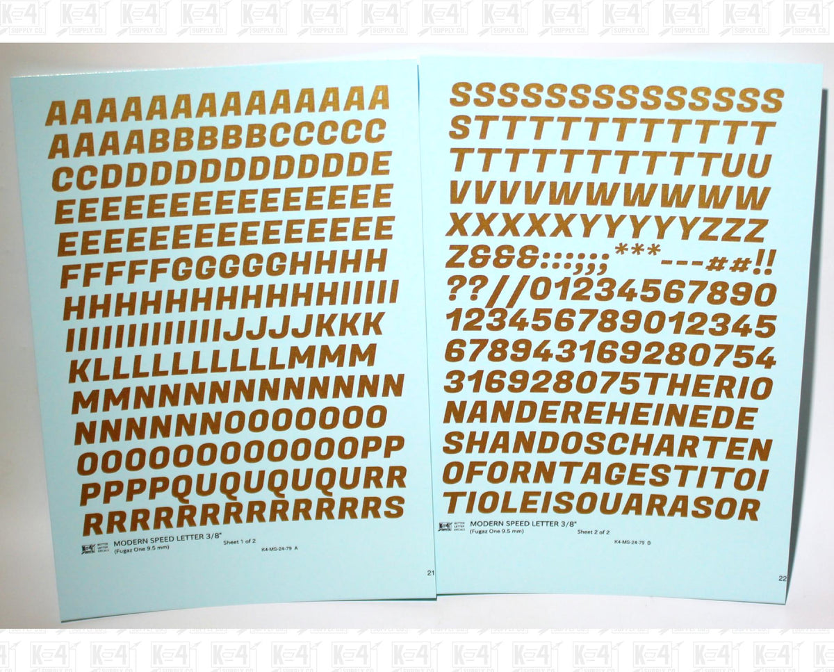 Modern Speed Letter Letter Number Alphabet