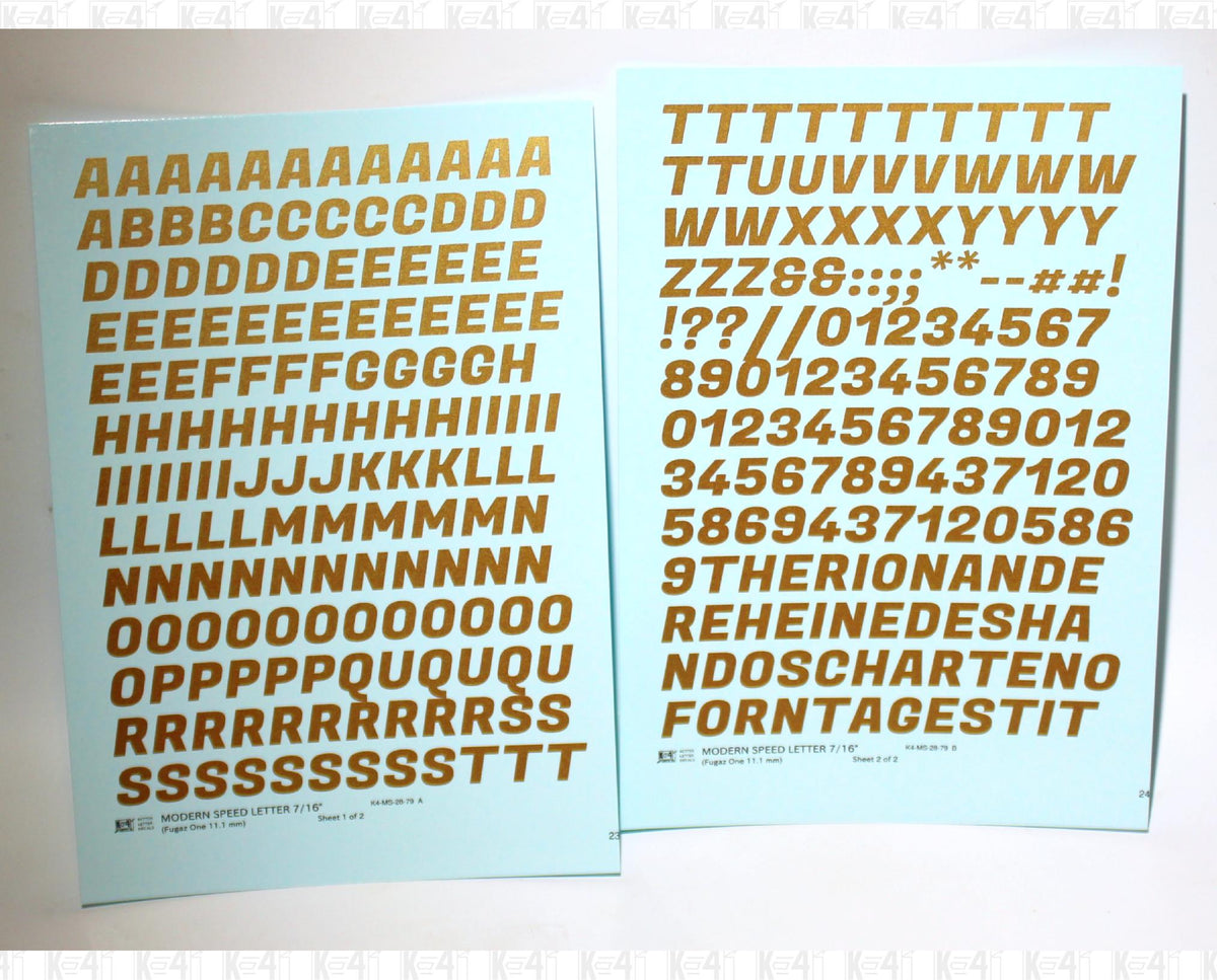 Modern Speed Letter Letter Number Alphabet