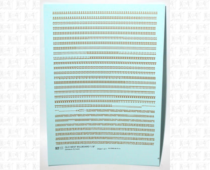 Old West Billboard Letter Number Alphabet