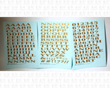 Penn Roman Letter Number Alphabet