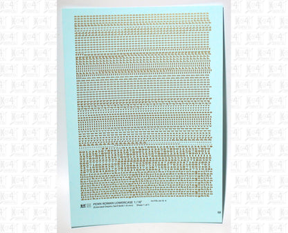 Lowercase Penn Roman Letter Number Alphabet