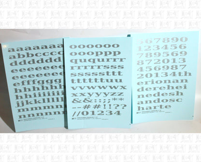 Lowercase Penn Roman Letter Number Alphabet