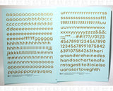 Lowercase Round Modern Gothic Bold Letter