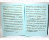 Lowercase Round Modern Gothic Light Letter