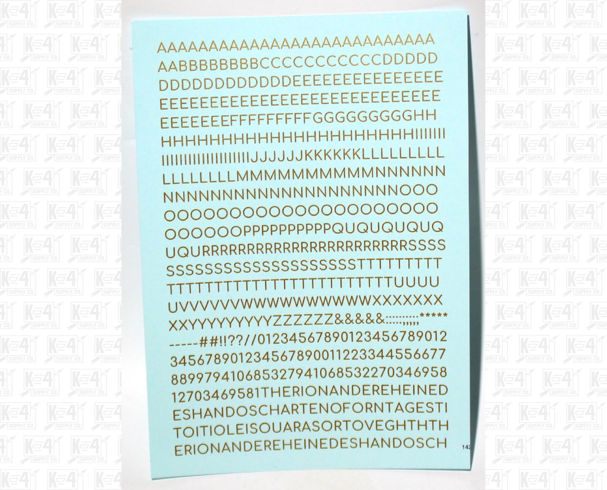Round Modern Gothic Letter Number Alphabet