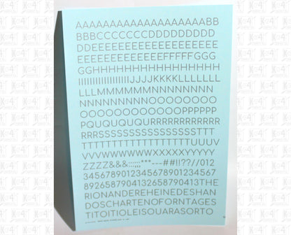 Round Modern Gothic Letter Number Alphabet