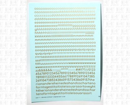 Lowercase Round Modern Gothic Letter Alphabet