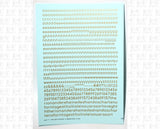 Lowercase Round Modern Gothic Letter Alphabet