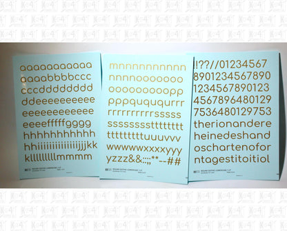 Lowercase Round Modern Gothic Letter Alphabet