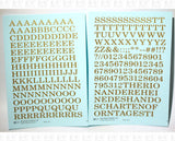 Railroad Roman Letter Number Alphabet