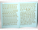 Lowercase Wide Roman Letter Number Alphabet