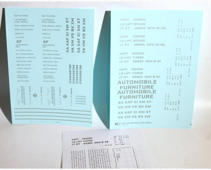 40 To 50 Ft Boxcar Gothic Font Dimensional Data Set