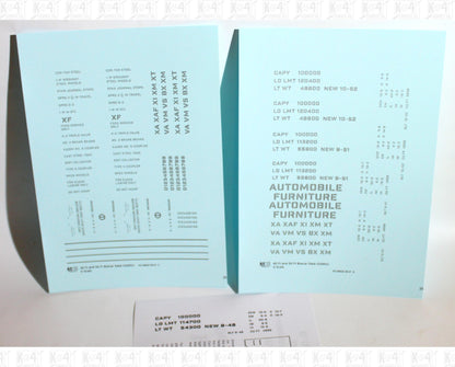 40 To 50 Ft Boxcar Gothic Font Dimensional Data Set