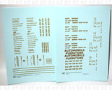 40 To 50 Ft Boxcar Gothic Font Dimensional Data Set