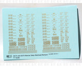 40 To 50 Ft Boxcar Roman Font Dimensional Data Set