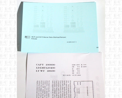 40 To 50 Ft Boxcar Roman Font Dimensional Data Set