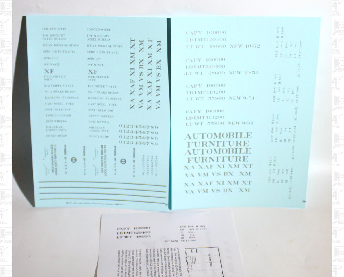 40 To 50 Ft Boxcar Roman Font Dimensional Data Set