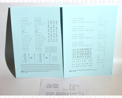 40 To 50 Ft Boxcar Roman Font Dimensional Data Set