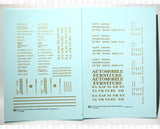 40 To 50 Ft Boxcar Roman Font Dimensional Data Set