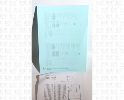 40 To 50 Ft Boxcar Roman Font Dimensional Data Set