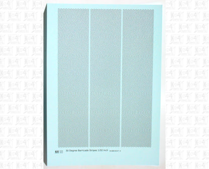 30 Degree Diagonal Barricade Stripes