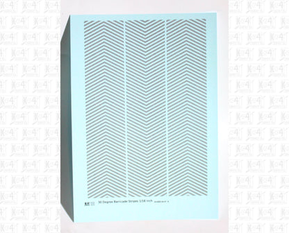 30 Degree Diagonal Barricade Stripes