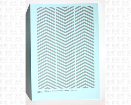 30 Degree Diagonal Barricade Stripes
