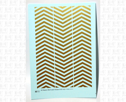 30 Degree Diagonal Barricade Stripes