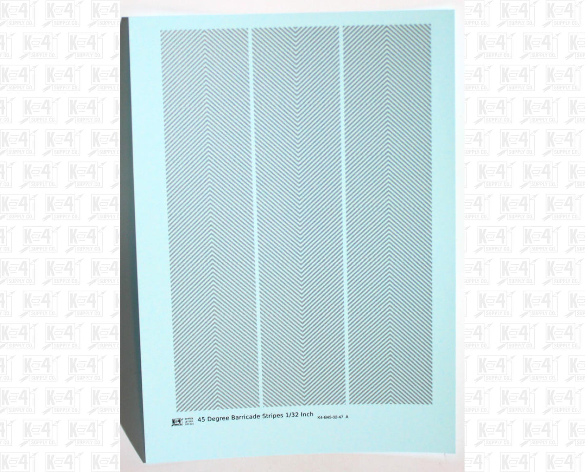 45 Degree Diagonal Barricade Stripes