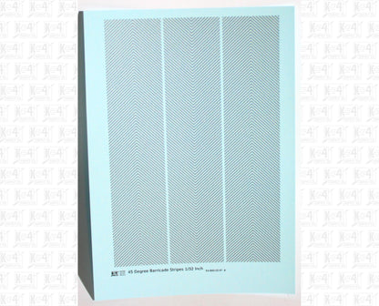 45 Degree Diagonal Barricade Stripes