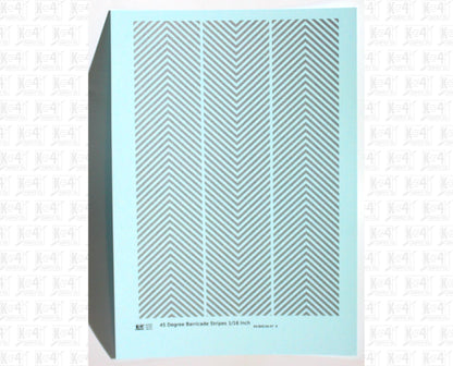 45 Degree Diagonal Barricade Stripes