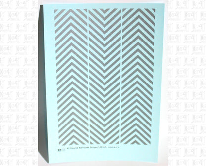 45 Degree Diagonal Barricade Stripes