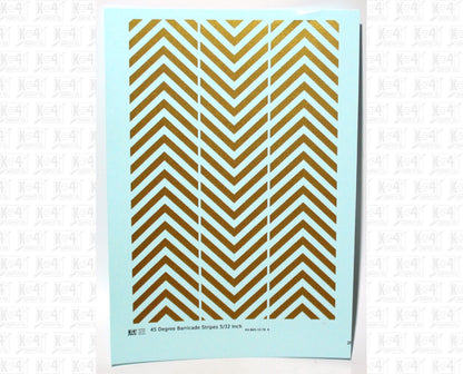 45 Degree Diagonal Barricade Stripes