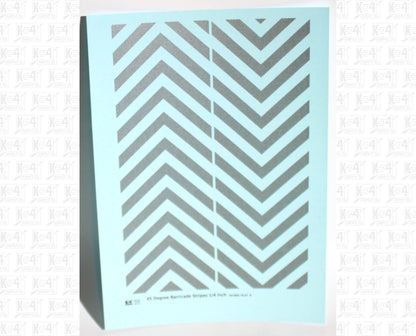 45 Degree Diagonal Barricade Stripes