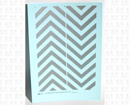 45 Degree Diagonal Barricade Stripes