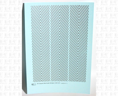 60 Degree Diagonal Barricade Stripes