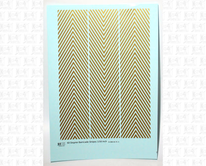 60 Degree Diagonal Barricade Stripes