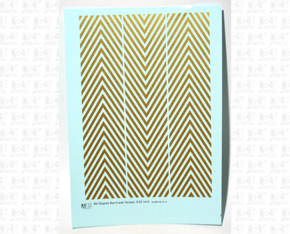 60 Degree Diagonal Barricade Stripes