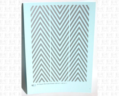 60 Degree Diagonal Barricade Stripes