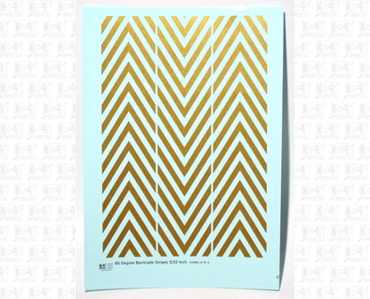 60 Degree Diagonal Barricade Stripes