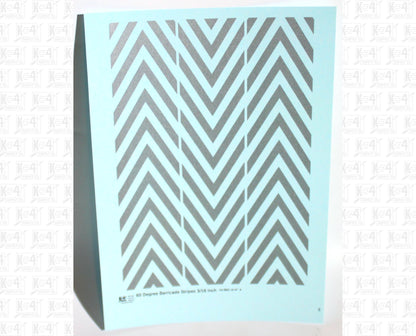60 Degree Diagonal Barricade Stripes