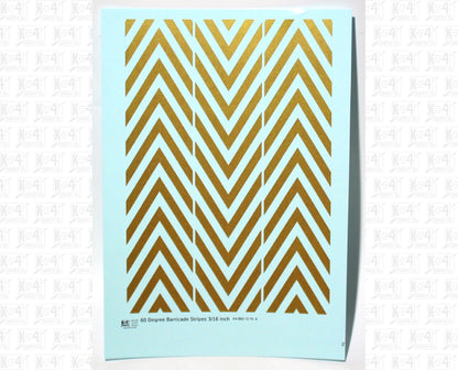 60 Degree Diagonal Barricade Stripes